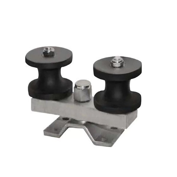 Chain Link Double Gate Roller Round Gate Frame Nylon Roller for Sliding Gates