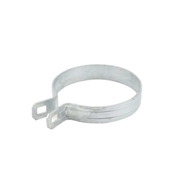Domestic Chain Link 3" [2 7/8" OD] Beveled Brace Band [12 Gauge] - Rail End Band (Galvanized Steel)