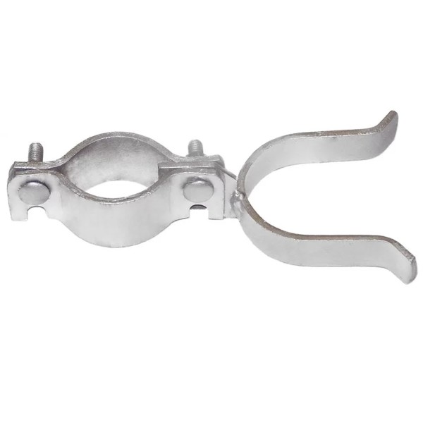 1 5/8" x 2 3/8" (2 3/8" OD Post, 1 5/8" Gate Frame) Domestic Chain Link Latch | Pressed Steel