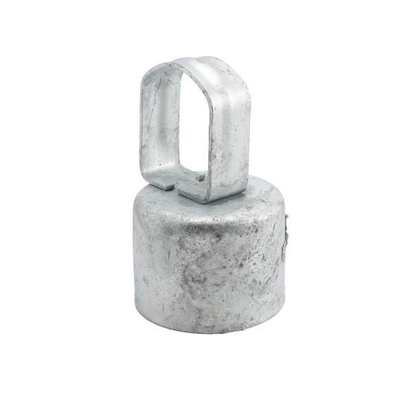 3" Post x 1 5/8" Top Rail Domestic Pressed Steel Loop Caps (Fits 2 7/8" OD)