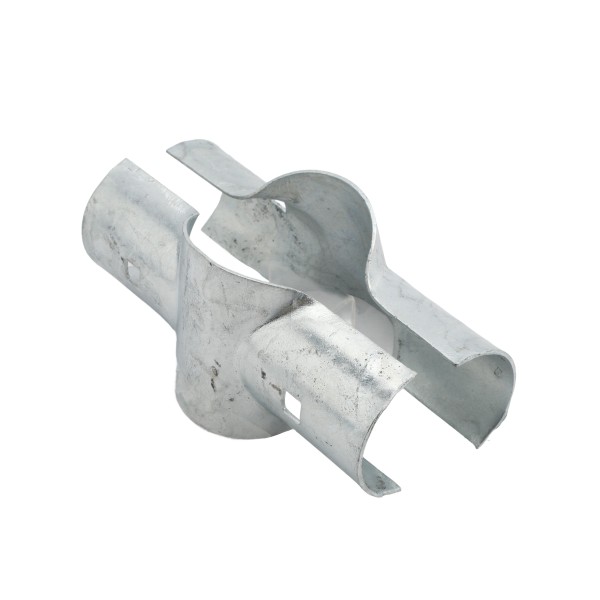 3" (2 7/8" OD) Post x 2 1/2" (2 3/8" OD) Rail Domestic Chain Link Line Rail Clamp | Pressed Steel (Rail Clamps)
