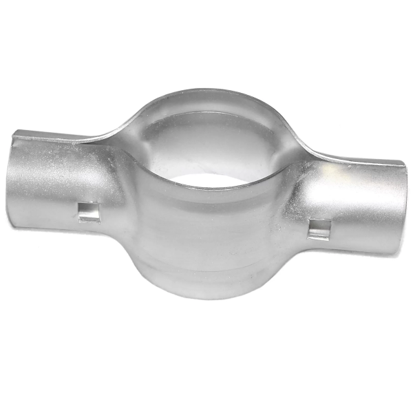 Chain Link 6 5/8" Post x 2" ( 1 7/8" OD) Rail Domestic Line Rail Clamps