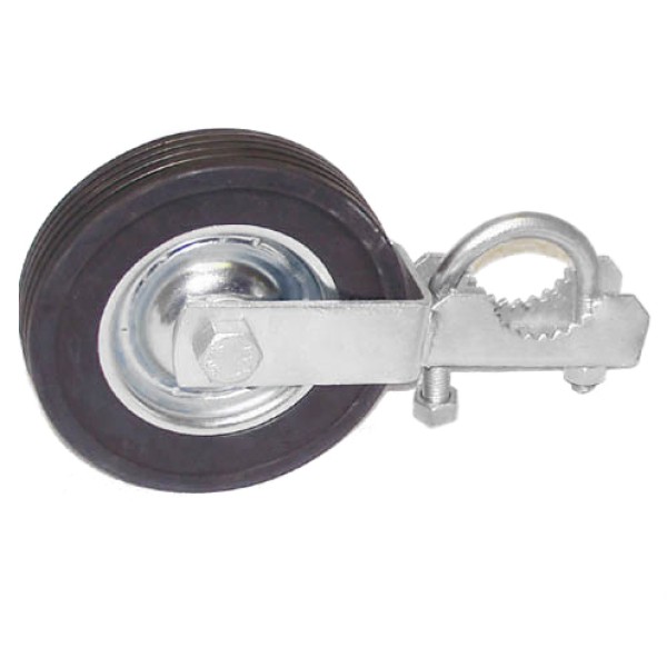 Domestic Swing Gate Rollers with 6" Rubber Wheels