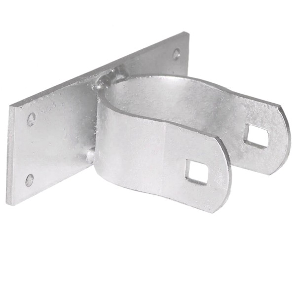 2 1/2" Domestic Heavy Line Wood Fence Adapters with Hinge Straps (Fits 2 3/8" OD)