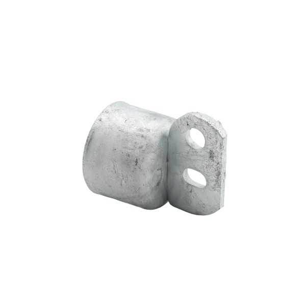 2" Domestic Brace Rail End - Pressed Steel (Fits 1 7/8" OD)