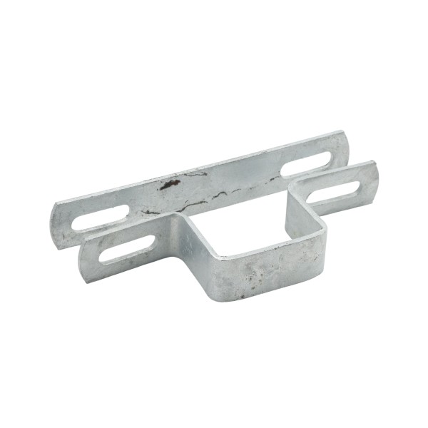 2" Post x 1" Rail Square Welded Wire Clamp Chain Link Galvanized Steel (Welded Wire Clamps)
