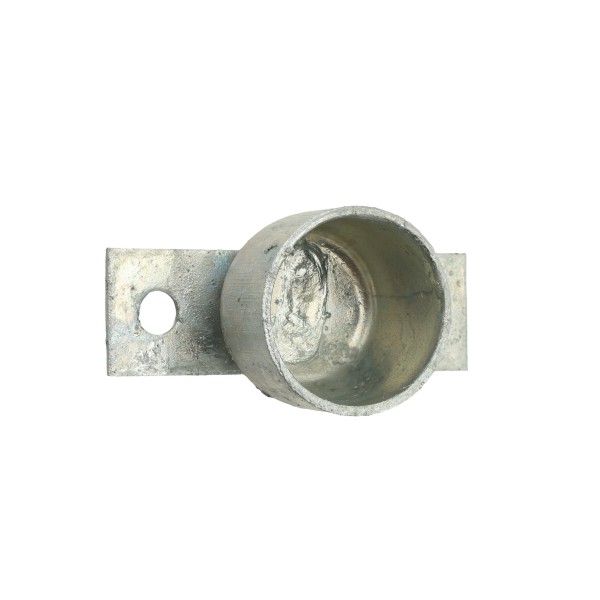 Chain Link Domestic Wall Mount Brace Rail End Bracket for 1 5/8" Post (2 Hole) HDG (Default)