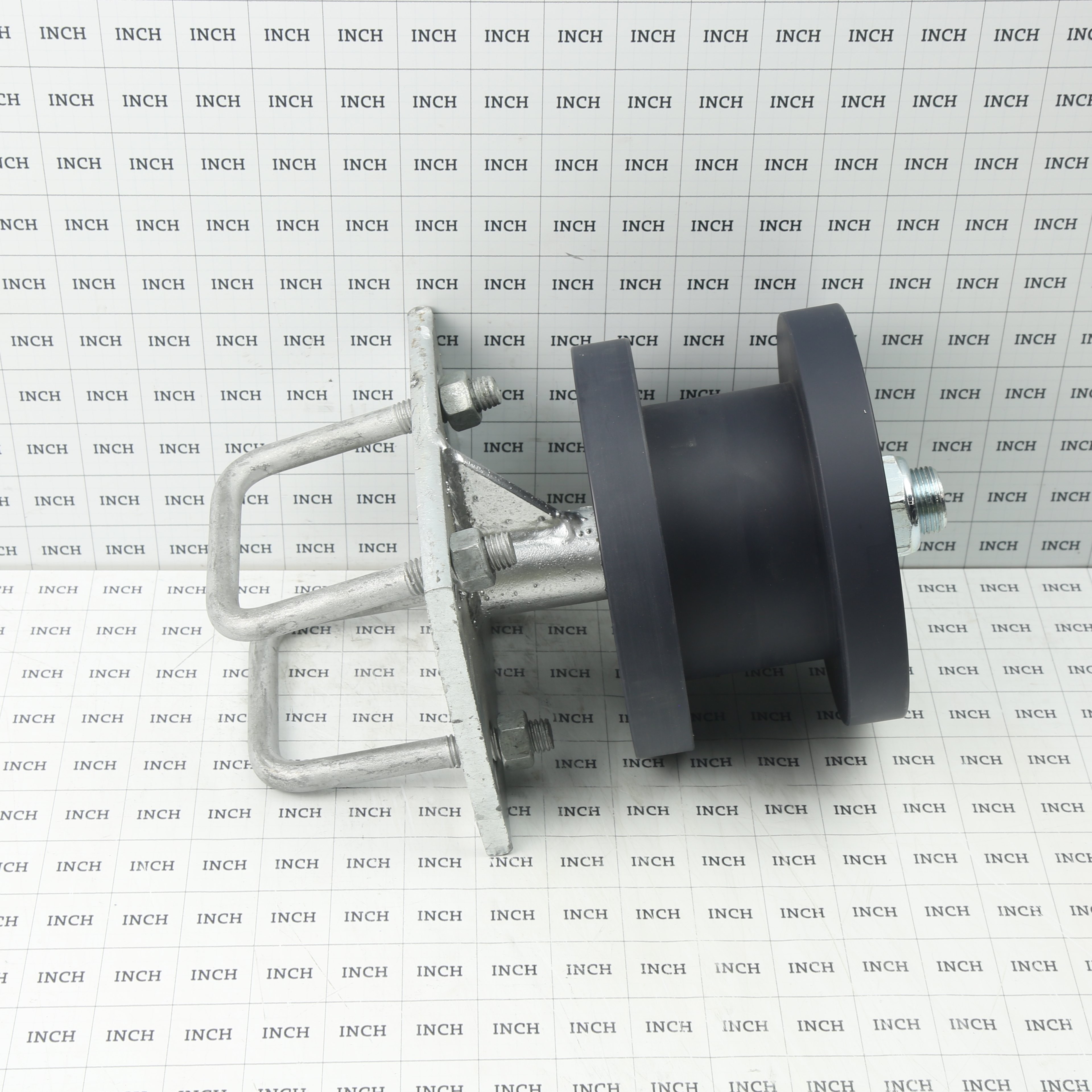 Chain Link 3" Square Post x 2" Square Gate Frame Nylon Cantilever ...