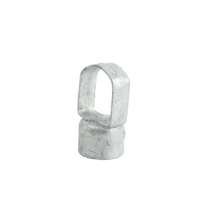 Chain Link 2" Post x 1 5/8" Top Rail Domestic Loop Caps - Pressed Steel (Fits 1 7/8" OD)