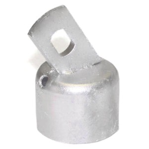 1 5/8" Domestic Offset Rail End - Pressed Steel