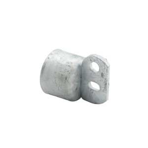 2" Domestic Brace Rail End - Pressed Steel (Fits 1 7/8" OD)