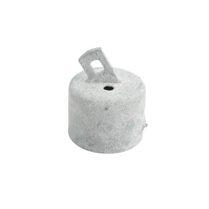 3" Domestic Offset Rail End - Pressed Steel (Fits 2 7/8" OD)