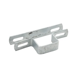 2" Post x 1" Rail Square Welded Wire Clamp Chain Link Galvanized Steel (Welded Wire Clamps)
