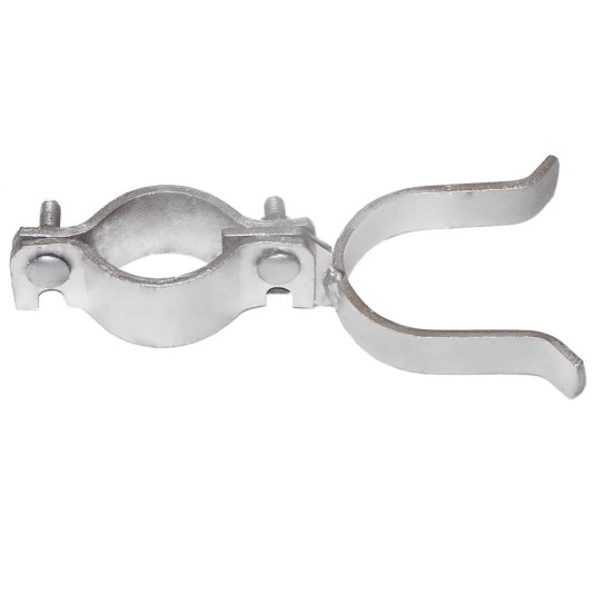 1 5/8" x 1 7/8" (1 7/8" OD) Domestic Chain Link Heavy-Duty Latch | Pressed Steel