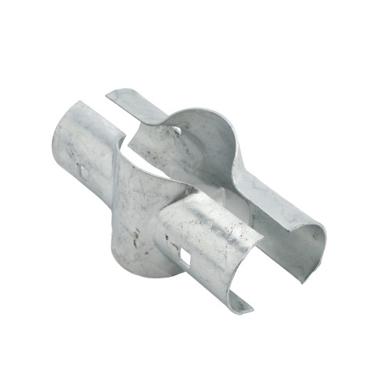 3" (2 7/8" OD) Post x 2 1/2" (2 3/8" OD) Rail Domestic Chain Link Line Rail Clamp | Pressed Steel (Rail Clamps)