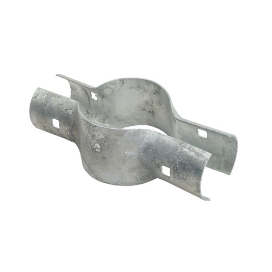 4" Post x 2 1/2" Rail Domestic Line Rail Clamps (Fits 2 3/8" OD Rails)