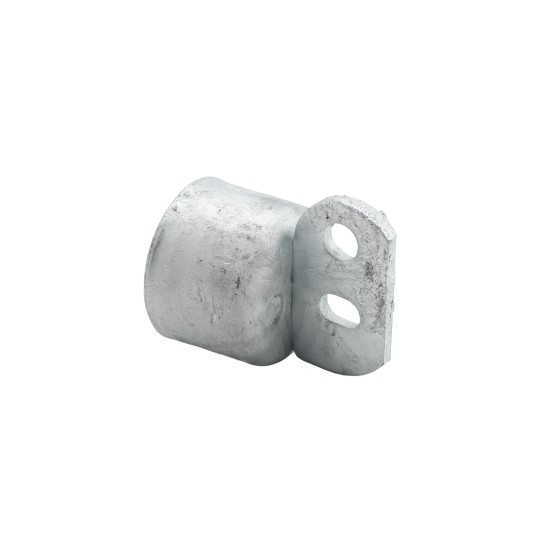 2" Domestic Brace Rail End - Pressed Steel (Fits 1 7/8" OD)