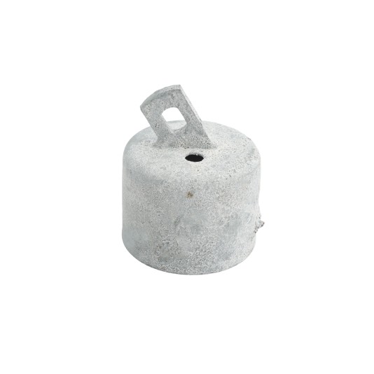 3" Domestic Offset Rail End - Pressed Steel (Fits 2 7/8" OD)