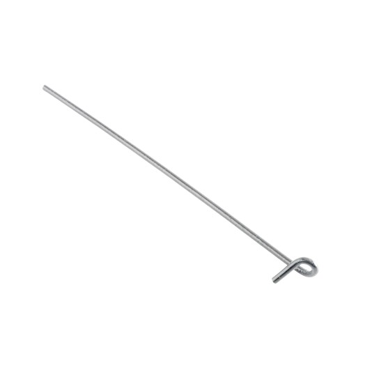 Chain Link 6 1/2" (1 5/8" or 1 7/8" Top Rail) Domestic Aluminum Pretied Pigtail Fence Ties | 9 Gauge (100 Ties) | Made in the USA