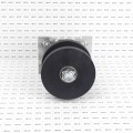 Chain Link 4" Round Post x 2" Square Gate Frame Nylon Cantilever Roller for Sliding Gates (Malleable Steel)