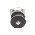 Chain Link 4" Round Post x 2 1/2" [2 3/8" OD] Round Gate Frame Nylon Cantilever Roller for Sliding Gates (Malleable Steel) (Cantilever Roller)
