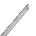 Chain Link 2 1/2" (2 3/8" OD) x 1 5/8" 45 Degree Barbed Wire Arm - Pressed Steel
