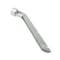 Chain Link 2 1/2" (2 3/8" OD) x 1 5/8" 45 Degree Barbed Wire Arm - Pressed Steel