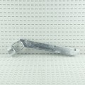 Chain Link 2 1/2" (2 3/8" OD) x 1 5/8" 45 Degree Barbed Wire Arm - Pressed Steel