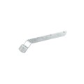 Chain Link 3" x 1 5/8" Domestic Extra Heavy 45 Degree Barbed Wire Arms - Pressed Steel (Fits 2 7/8" OD Posts) - 250 lb