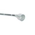 Chain Link 3" x 1 5/8" Domestic Extra Heavy 45 Degree Barbed Wire Arms - Pressed Steel (Fits 2 7/8" OD Posts) - 250 lb