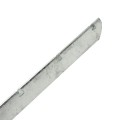 Chain Link 3" (2 7/8" OD) x 1 5/8" 45 Degree Barbed Wire Arm - Pressed Steel
