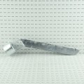 Chain Link 3" (2 7/8" OD) x 1 5/8" 45 Degree Barbed Wire Arm - Pressed Steel