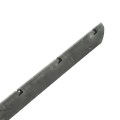 Chain Link 3 1/2" x 1 5/8" 45 Degree Barbed Wire Arm - Pressed Steel