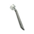 Chain Link 3 1/2" x 1 5/8" 45 Degree Barbed Wire Arm - Pressed Steel