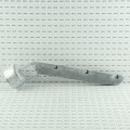 Chain Link 3 1/2" x 1 5/8" 45 Degree Barbed Wire Arm - Pressed Steel