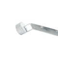 Chain Link 4" x 1 5/8" Domestic Extra Heavy 45 Degree Barbed Wire Arms - Pressed Steel - 250 lb