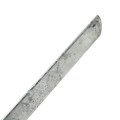 Chain Link 4" x 1 5/8" 45 Degree Barbed Wire Arm - Pressed Steel