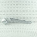 Chain Link 4" x 1 5/8" 45 Degree Barbed Wire Arm - Pressed Steel