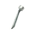 Chain Link 4" x 1 5/8" 45 Degree Barbed Wire Arm - Pressed Steel