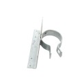 Chain Link 2 1/2" Domestic Band Line Wood Fence Adapters (Fits 2 3/8" OD)