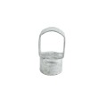 Chain Link 2" Post x 1 5/8" Top Rail Domestic Loop Caps - Pressed Steel (Fits 1 7/8" OD)