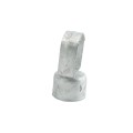 Chain Link 2" Post x 1 5/8" Top Rail Domestic Loop Caps - Pressed Steel (Fits 1 7/8" OD)