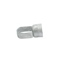 Chain Link 2" Post x 1 5/8" Top Rail Domestic Loop Caps - Pressed Steel (Fits 1 7/8" OD)