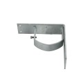 Chain Link 4" Domestic Inside Corner Wood Fence Adapters with Set Screws (Wood Adapter)
