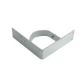 Chain Link 4" Domestic Inside Corner Wood Fence Adapters with Set Screws (Wood Adapter)