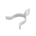 2 1/2" (2 3/8" OD) Domestic Chain Link Regular Drop Fork | Pressed Steel
