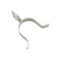 2 1/2" (2 3/8" OD) Domestic Chain Link Regular Drop Fork | Pressed Steel
