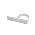 Chain Link 4" Domestic Heavy End Wood Fence Adapters with Set Screws