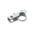 Chain Link 2 1/2" Domestic 180 Degree Swing Gate Hinges - Pressed Steel (Fits 2 3/8" OD Posts)