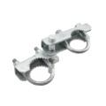 Chain Link 2 1/2" Domestic 180 Degree Swing Gate Hinges - Pressed Steel (Fits 2 3/8" OD Posts)